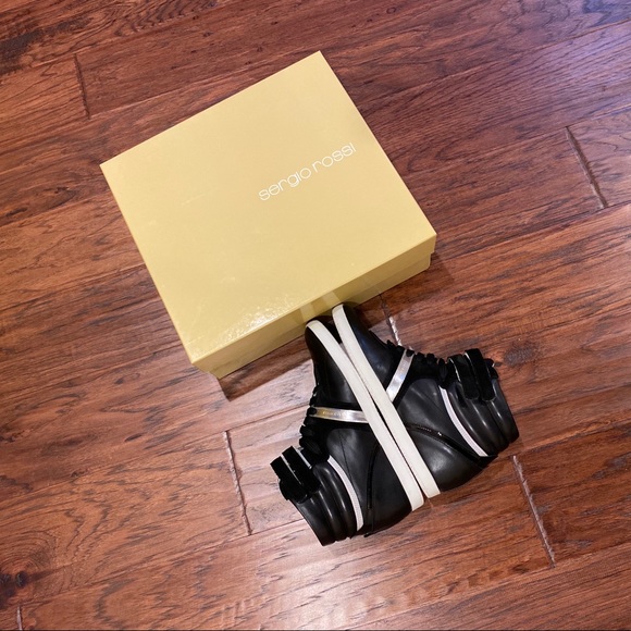 SERGIO ROSSI High Top Sneakers. - Picture 2 of 8